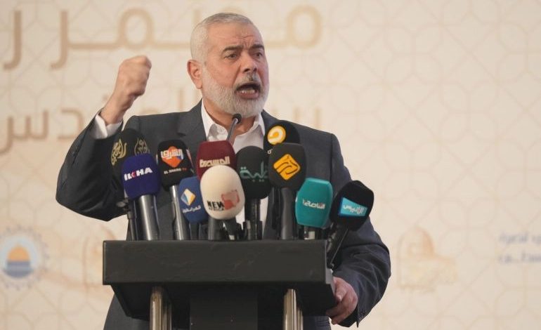 إسماعيل هنية رئيس المكتب السياسي لحركة حماس (الأناضول)