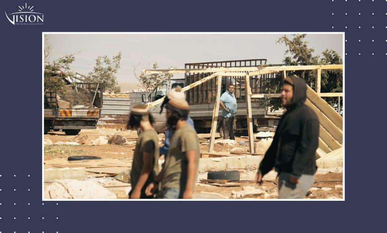مغاير الدير خلال مرحلة التهجير (بتسيلم)