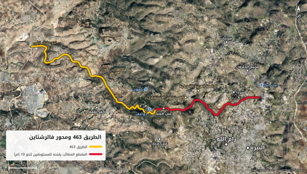 خريطة أعدها كاتب التقرير استناداً إلى بيانات OpenStreetMap وصور الأقمار الصناعية